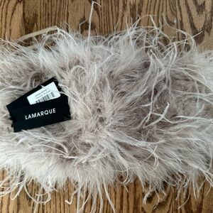 Lamarque Ostrich Bustier Size Small